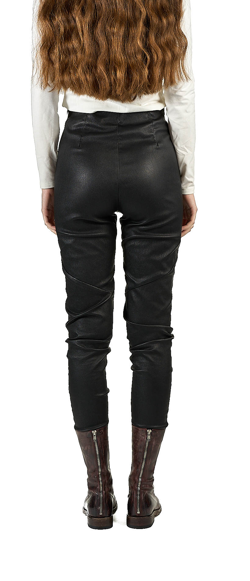 DANIELE BASTA LEATHER AND SILVER JACKET